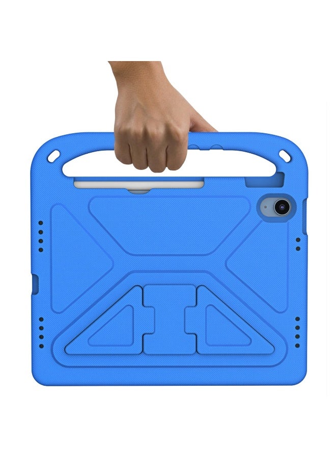 قضية الأطفال لـ iPad (A16) 11 بوصة (2025) EVA رغوة خفيفة الوزن مقاومة للصدمات Duable غطاء اللوح مع مقبض وقف قضية للأطفال Firendly (الأزرق) - Image 4