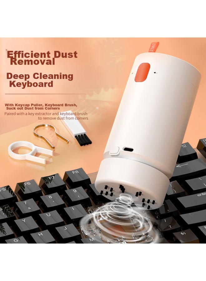 Mryc Keyboard Cleaning Kit, Desktop Vacuum Cleaner, Laptop And Phone Screen Cleaner, Multi-functional Mechanical Keyboard Key Puller, Earphone Storage Gap Cleaner, Dust Removal Tool - Image 3