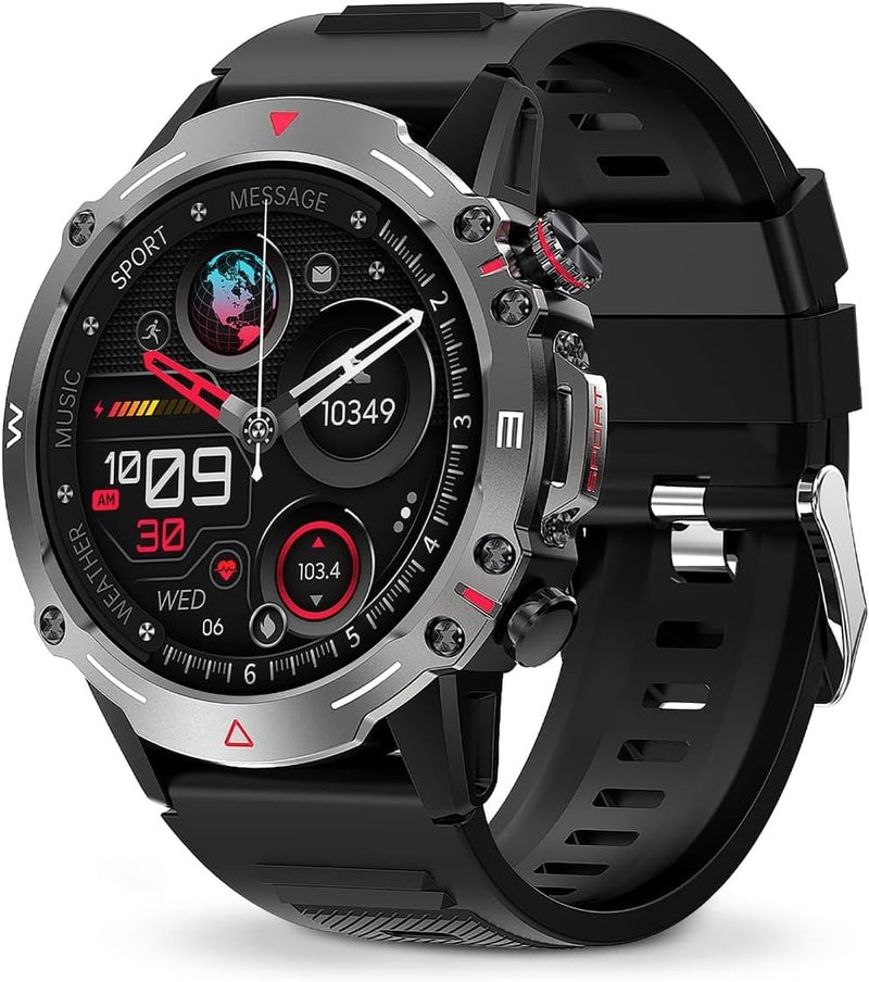 CAROSKI AMOLED Display Smart Watch for Men | Bluetooth Calling | Sport Watch | Activity Tracker | Waterproof | 1.43-inch | Compatible with Android & iOS | 1-Year Warranty - Image 1