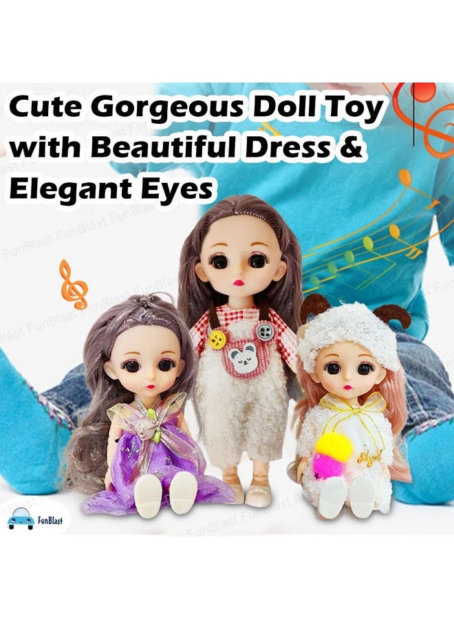 فنبلاست دمى فن بلاست للبنات - مجموعة من قطعتين من الدمى اللطيفة للبنات، دمية واقعية للأطفال، دمى للبنات من سن 3 سنوات فما فوق، ألعاب للبنات (ألوان عشوائية) - Image 5