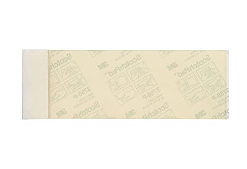 3M Scotch 3750P2CR Envelope/Package Sealing Tape Strips, 2-Inch x 6-Inch, Clear, 50/Pack - Image 2