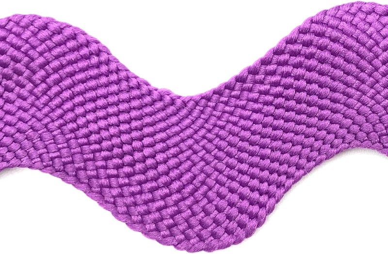 TrimPlace 1 1/8 inch Jumbo RIC Rac 12 Yards (Purple) - Image 1