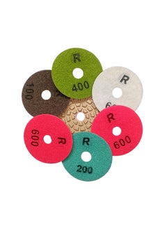 pioneerabrasive Pioneer Abbrasive 8MM Diamond Polishing Pads 10pcs Pioneer Abbrasive4 Inch Pads for Marble Granite Stone Polishing Grinding  - Image 4