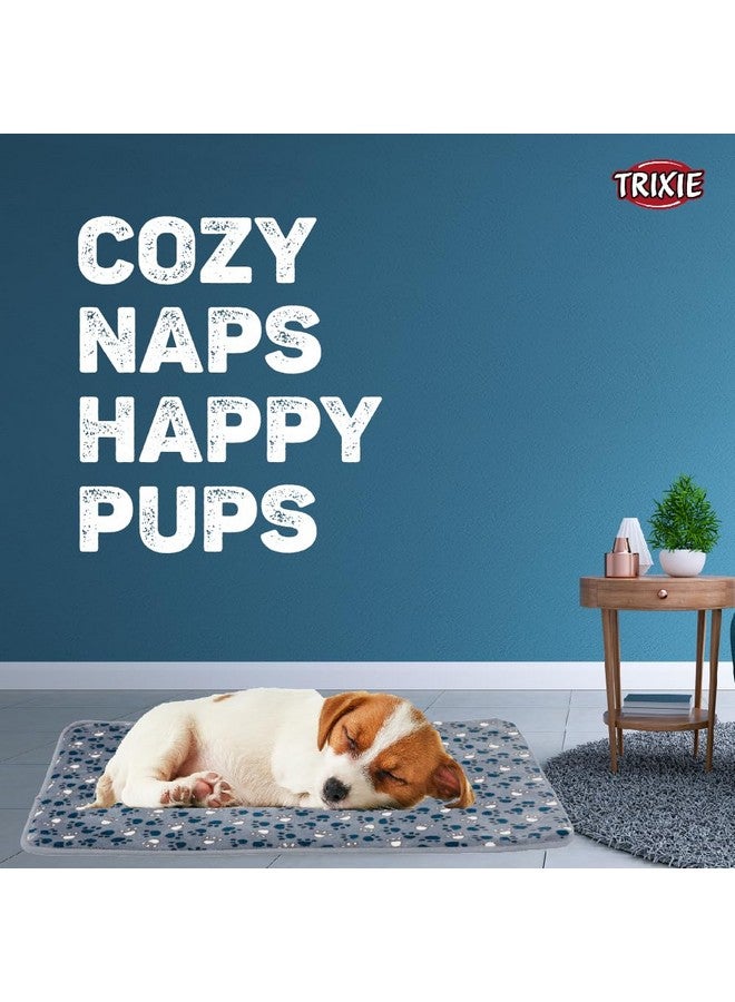 تريكسي سجادة استلقاء ممتعة للكلاب من السلالات الصغيرة والمتوسطة الحجم - 70 × 50 سم، أزرق - Image 3