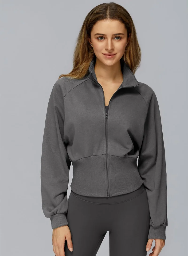 KAWN.YOGA Gravel Grey Light Sweatshirt for Women | Best Price UAE