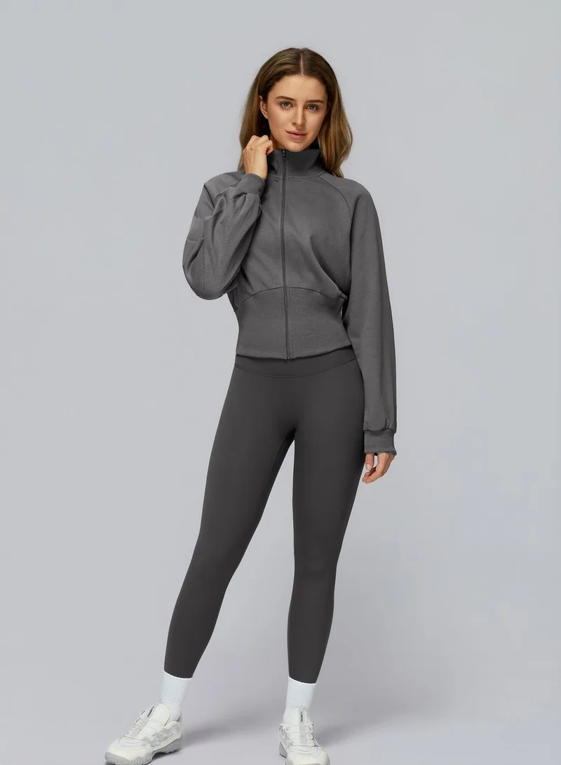 KAWN.YOGA Gravel Grey Light Sweatshirt for Women | Best Price UAE
