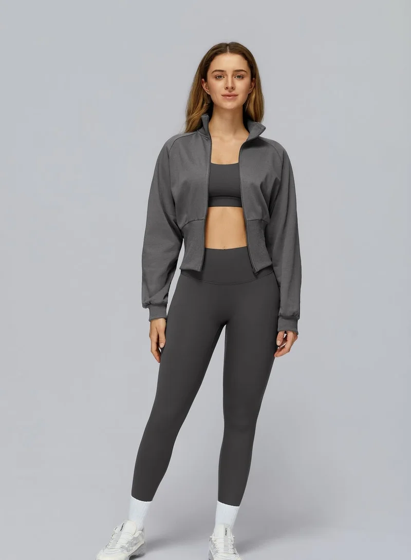 KAWN.YOGA Gravel Grey Light Sweatshirt for Women | Best Price UAE
