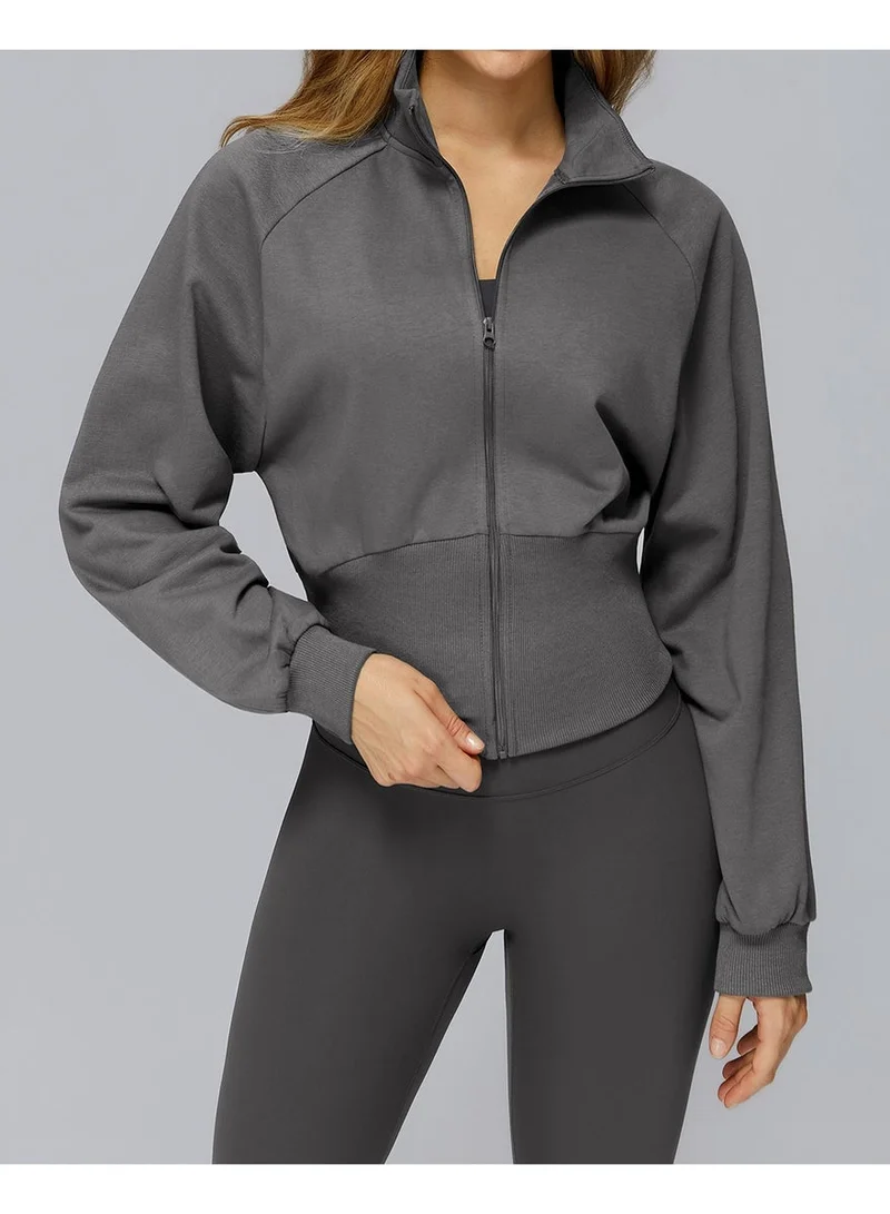 KAWN.YOGA Gravel Grey Light Sweatshirt for Women | Best Price UAE