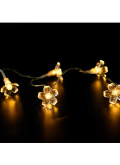 One94Store One94Store Silicone Flower Fairy String Lights 16 LED 4 Meter Series Lights for Festival Home DecorationDecoration in Wedding Party Warm White  - Image 5