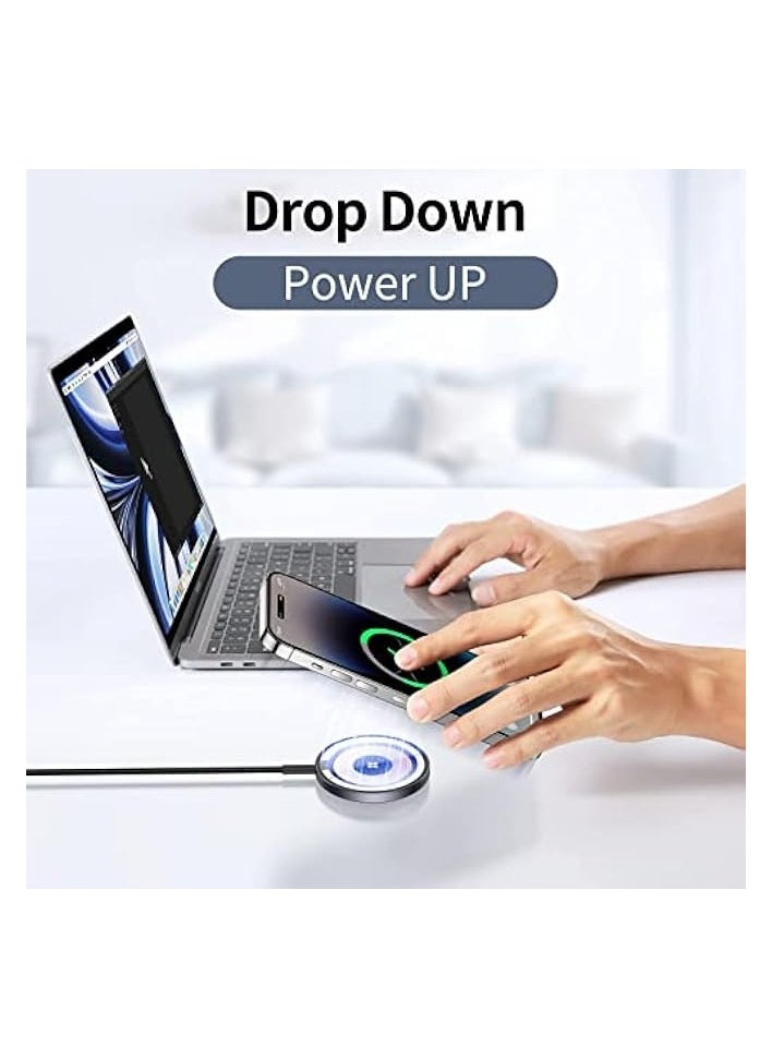 erorex - Magnetic Wireless Charger, Wireless Charging Pad 15W Fast for Magsafe Charger - Image 1