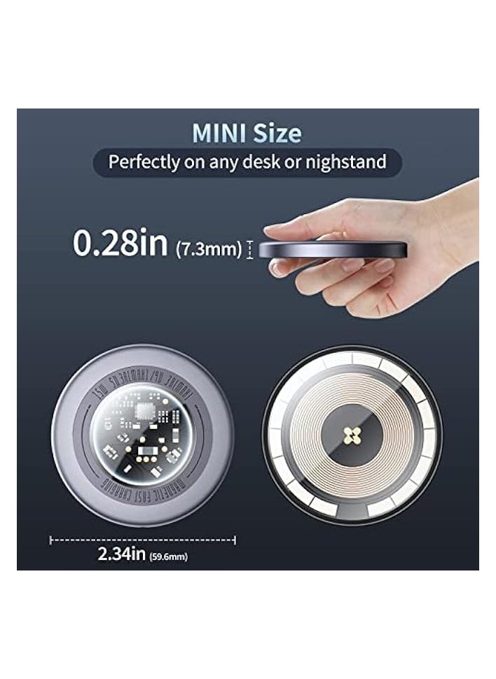erorex - Magnetic Wireless Charger, Wireless Charging Pad 15W Fast for Magsafe Charger - Image 1