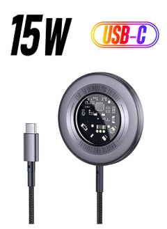 Magnetic Wireless Charger, Wireless Charging Pad 15W Fast for Magsafe Charger