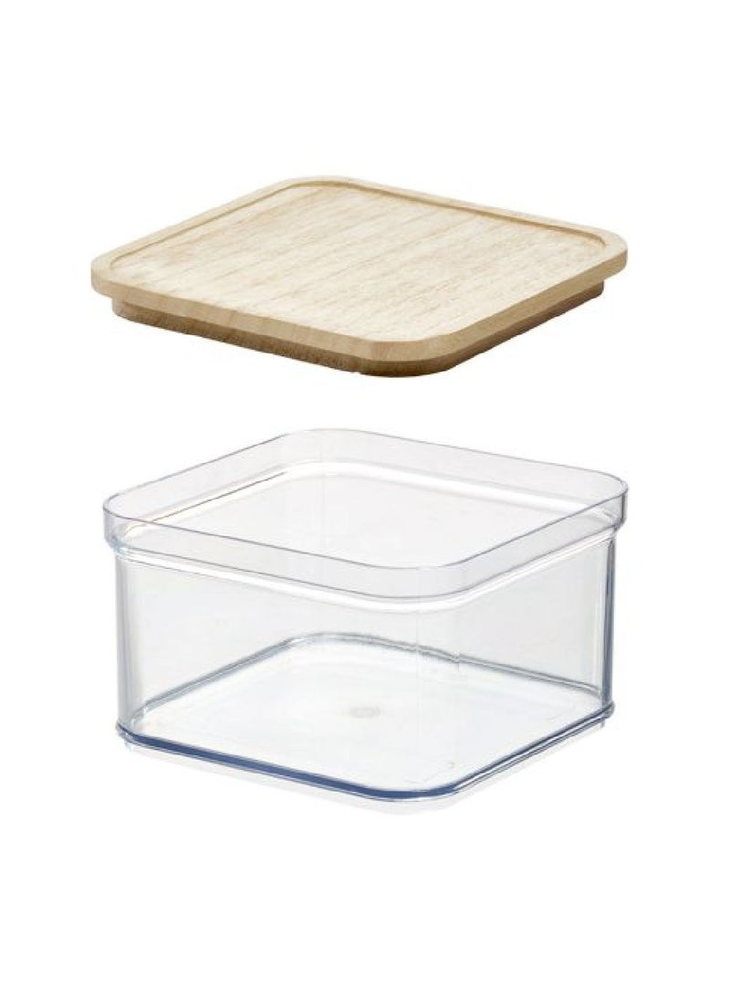 IDESIGN ROSANNA PANSINO RPET Crisp 6 x 6 Bin with Wood Lid - Image 3