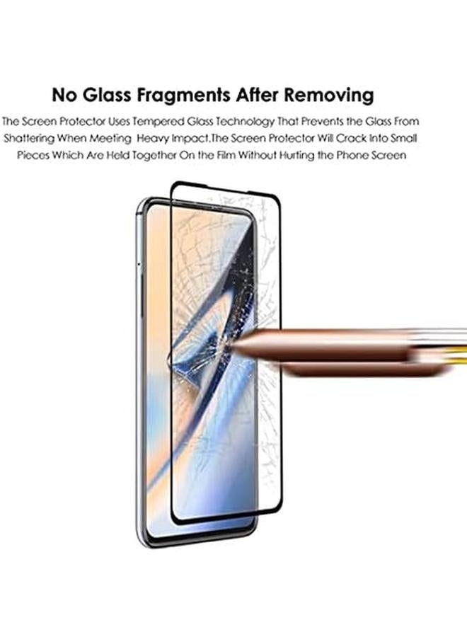 erorex For Honor 50 Lite Screen Protector 9H Hardness Full Coverage No Bubbles Fingerprint Scratch Resistant High Quality Tempered Glass Film For Honor 50 Lite Black 1 Pack  - Image 3