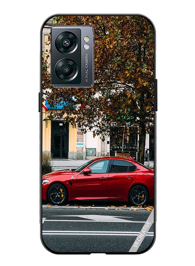 VR CREATIVE Protective Case Cover For Oppo A57 5G Alfa Romeo Guilia Design Multicolour - Image 1
