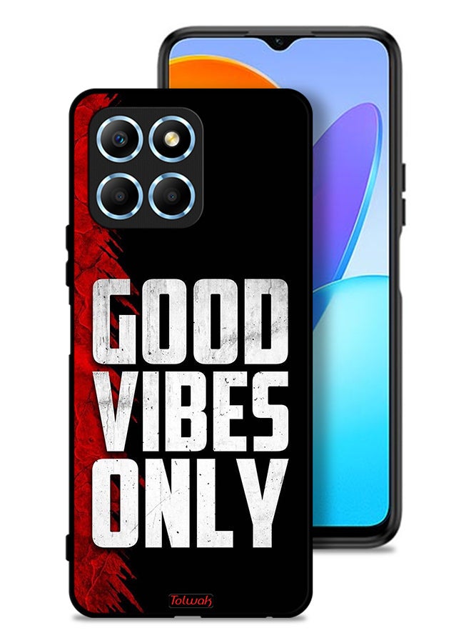 Tolwak Honor X6 Protective Case Cover Good Vibes Only - Image 1