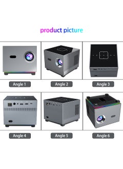 General Classic Smart Projector X3 T972 HD Bluetooth Projector Mini Portable 8K ARGB Color Lighting Electric Focus + 4-Point Keystone Correction  - Image 3