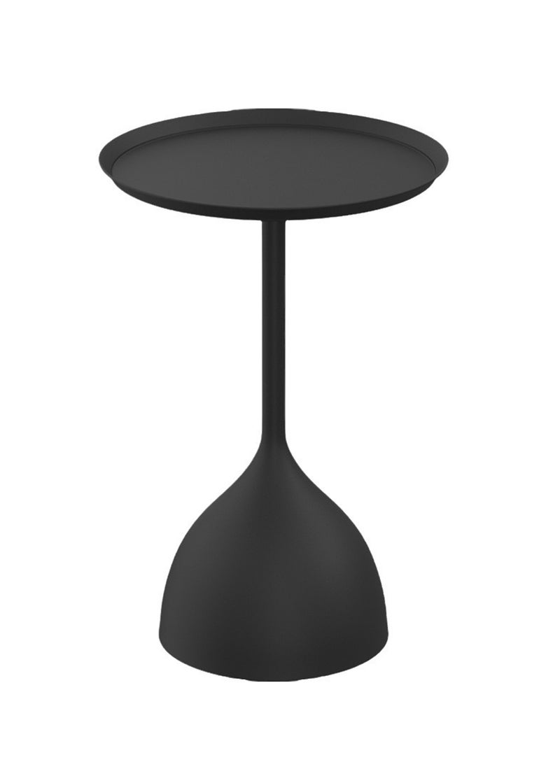 Sharpdo Retro Style Sofa Side Table, Light Luxury Style Coffee Table for Serving Guests, Side Table for Living Room Balcony Bedroom 40*40*60 cm - Image 1