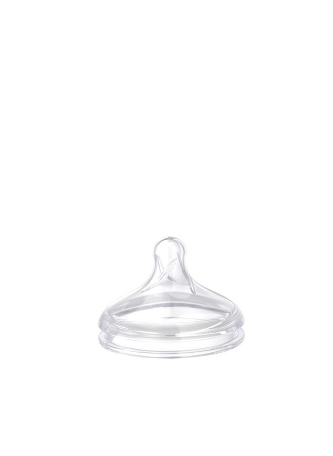 lifefactory Stage 1 (03 Months) Wide Neck Silicone Nipple 1Pack Clear (Lg8616)  - Image 2