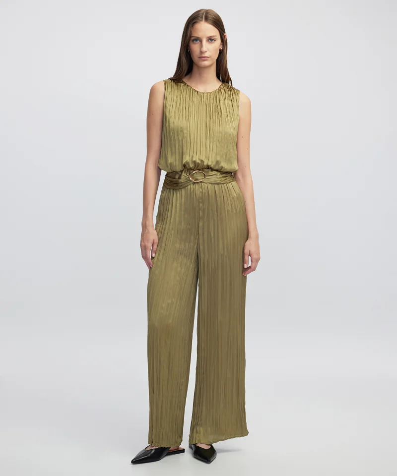 Pleated Jumpsuit