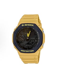 CASIO CASIO octagonal sports waterproof and shockproof watch GA-5600 black yellow  - Image 1