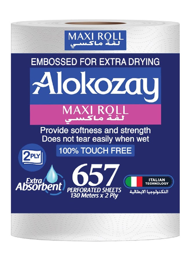 Alokozay 2 Ply Maxi Roll  657 Sheets - Image 1