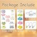 Ezcora Macaron Style Doll Clothes Set for 17cm Dolls Include 5 Outfits with Hats Shoes Glasses and Mini Bags Cute Dress Up Outfit for Doll Display No Dolls Macaron Style - Image 4