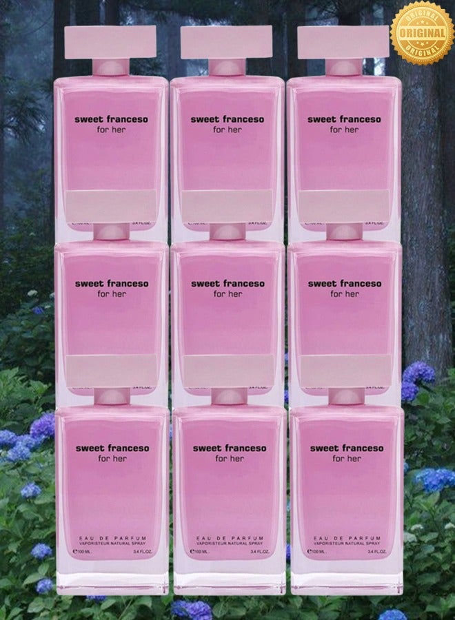 فور هير 9 قطع عطر سويت فرانسيسو فور هر بنك 100 مل - Image 1
