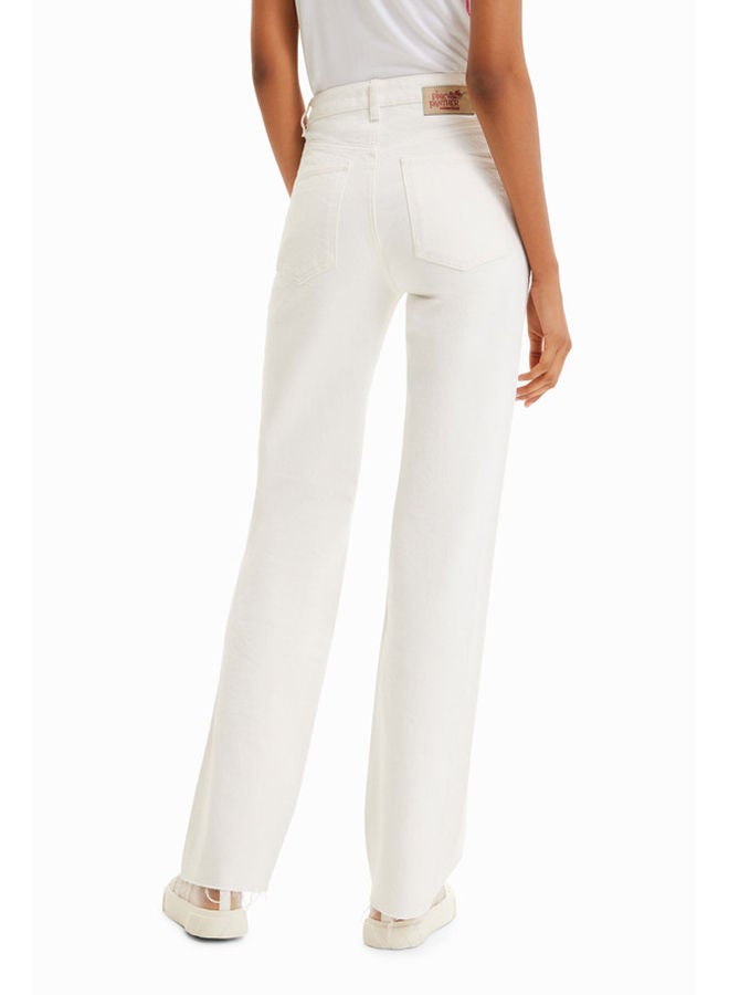 DESIGUAL Wide-leg Pink Panther jeans - Image 4