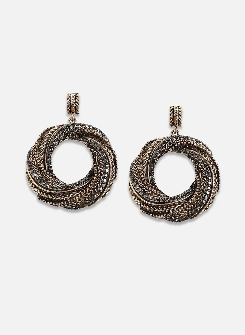 SOHI Gleam Artificial Drop Earring Jewellery