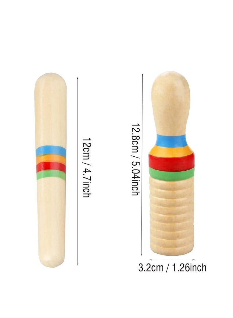 Kids Toys Musical Instrument Early Learning Toy for Guiro Crow Sounder Percussion Children Orff