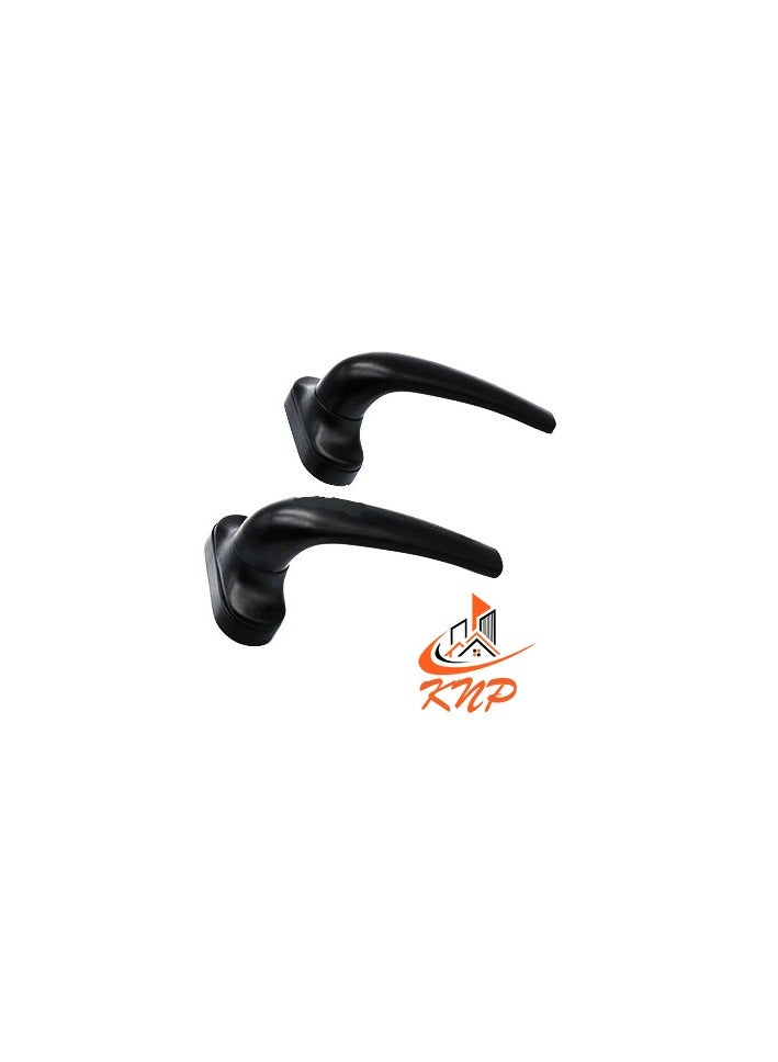 KNP Aluminum Door Handle 4 Screw Type - Black - Image 3