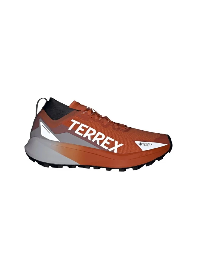 Adidas Adidas Terrex Agravic Gtx M Orange Trail Running Shoes For Men
