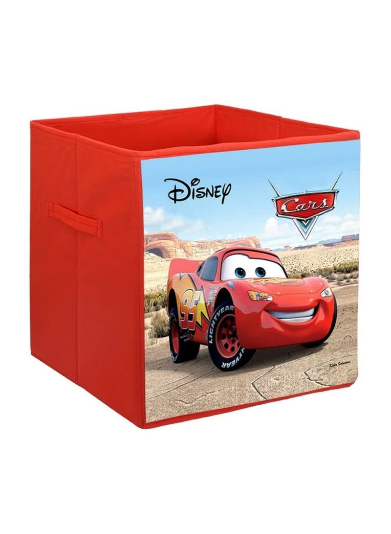 erorex Disney Cars Collapsible Storage Bin featuring Lightning McQueen  Kids Toy Organizer