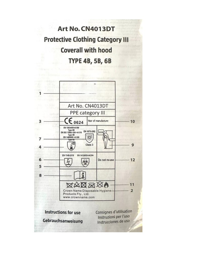 Disposable Protective Coverall  - Image 5