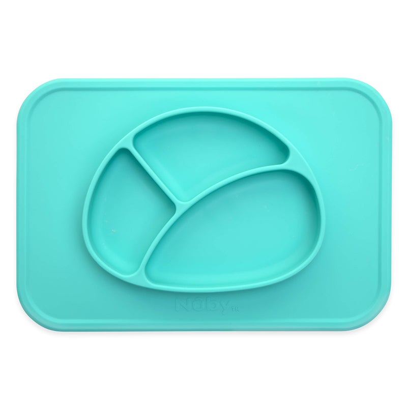 Nuby Sure Grip Miracle Mat, Aqua - Image 1