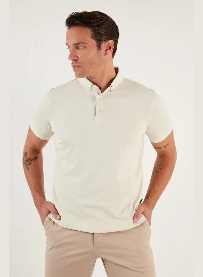 Buratti  Buratti Cotton Slim Fit Polo Collar T Shirt Men's Polo Collar T-Shirt 646R1000 for Men | Best Price UAE