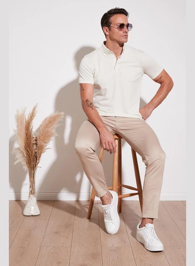 Buratti Buratti Cotton Slim Fit Polo Collar T Shirt Men's Polo Collar T-Shirt 646R1000