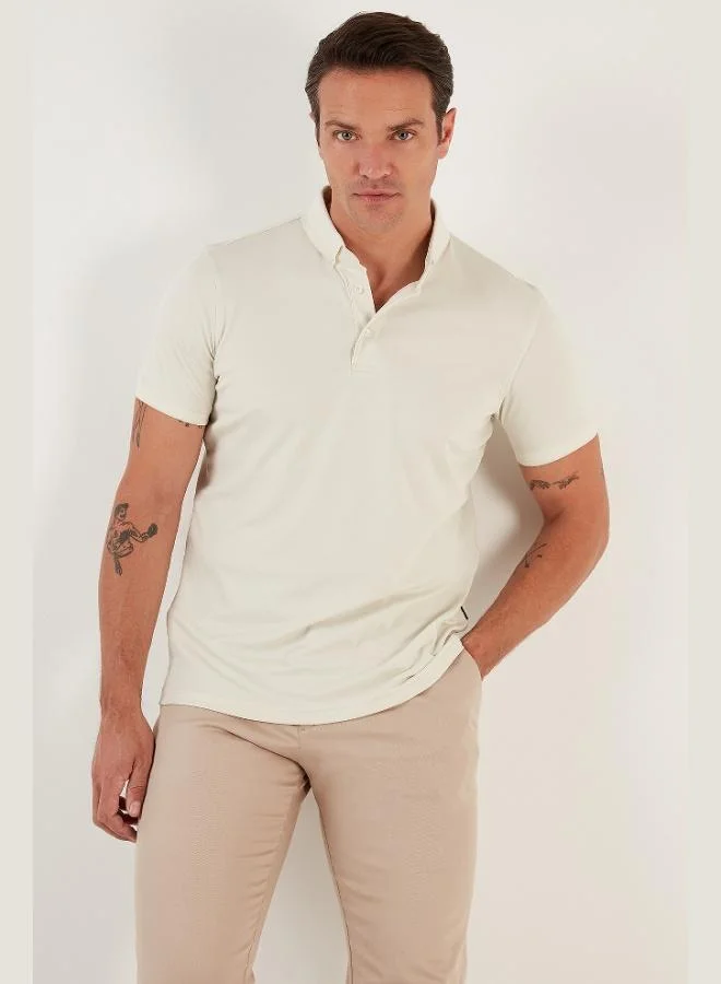 Buratti  Buratti Cotton Slim Fit Polo Collar T Shirt Men's Polo Collar T-Shirt 646R1000 for Men | Best Price UAE