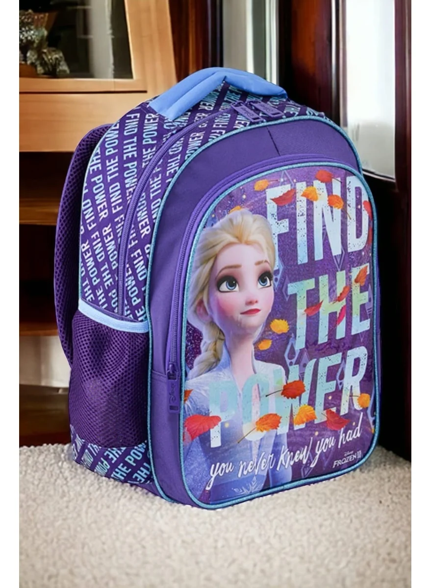 Frocx Frozen Primary School Bag Due The Power, Lunchbox and Water Bottle
