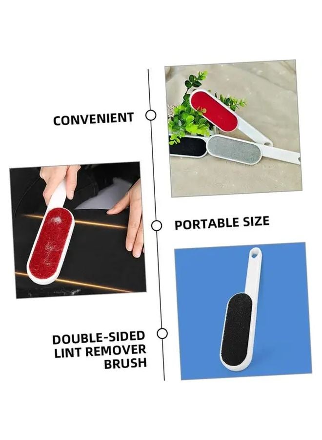 Gray Large Double Sided Static Pet Hair Removal Brush 10pcs For Clothing Furniture - Image 4