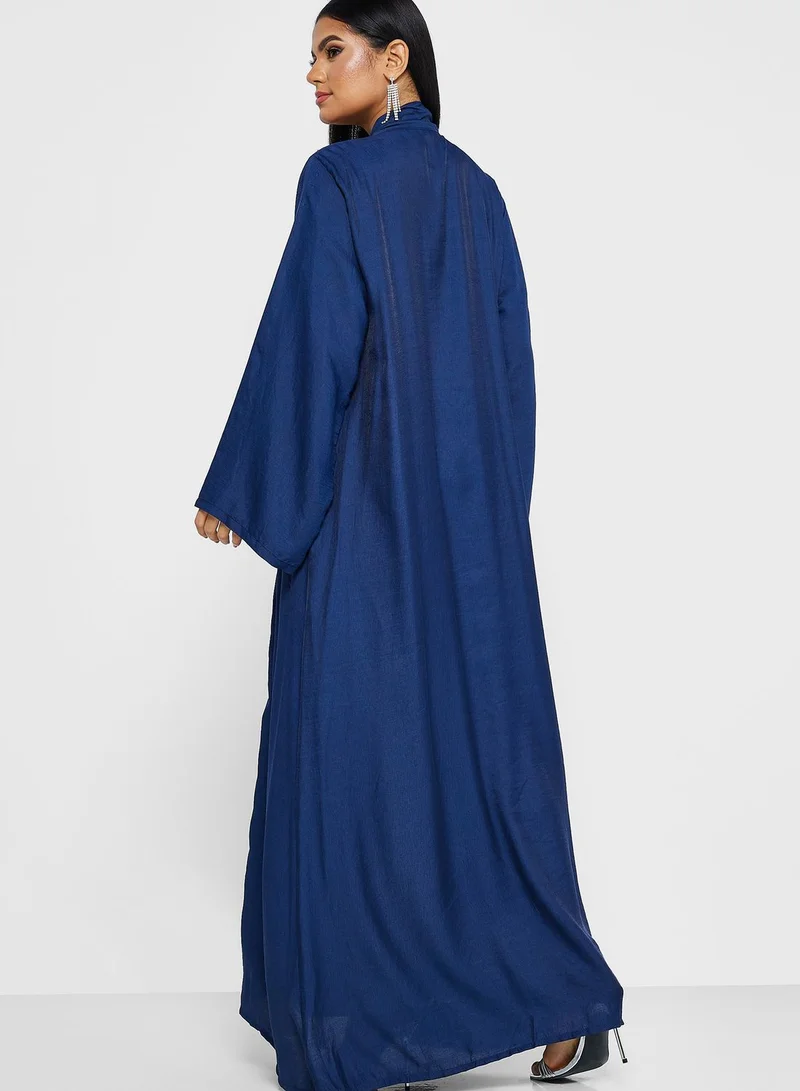 Khizana Embellished Detail Abaya