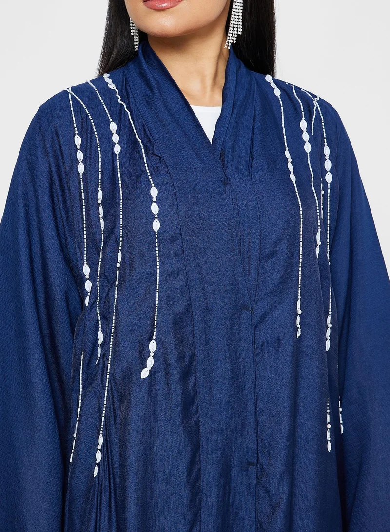 Khizana Embellished Detail Abaya