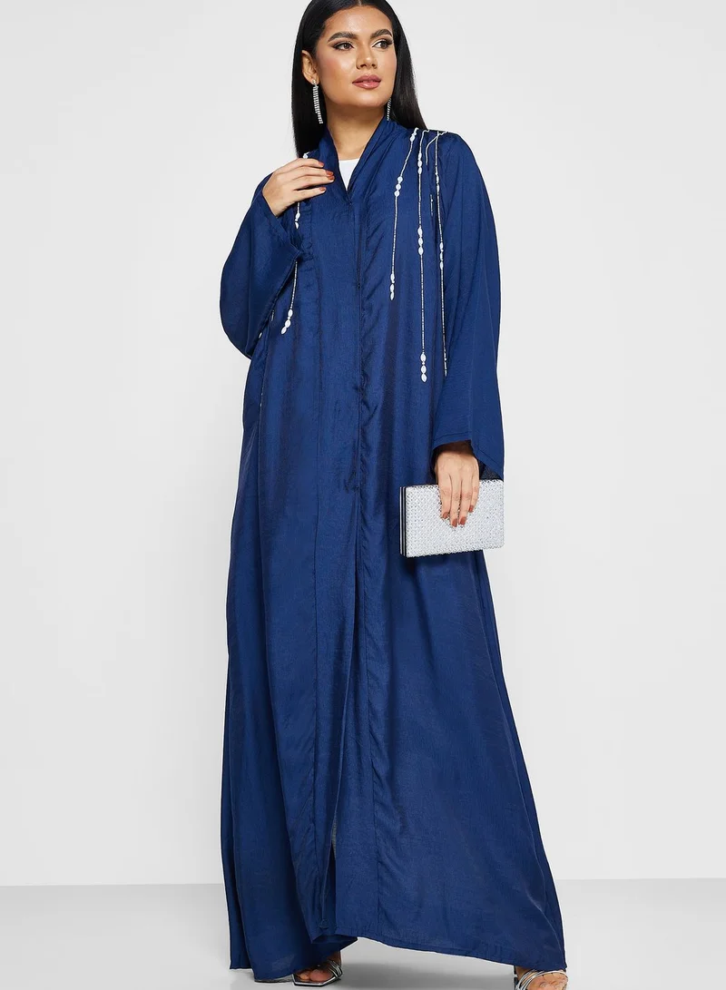 Khizana Embellished Detail Abaya