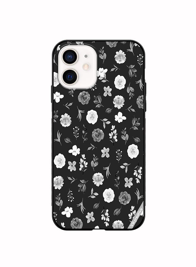 VR CREATIVE Protective Case Cover For Apple iPhone 12 mini Flower Design Multicolour - Image 1