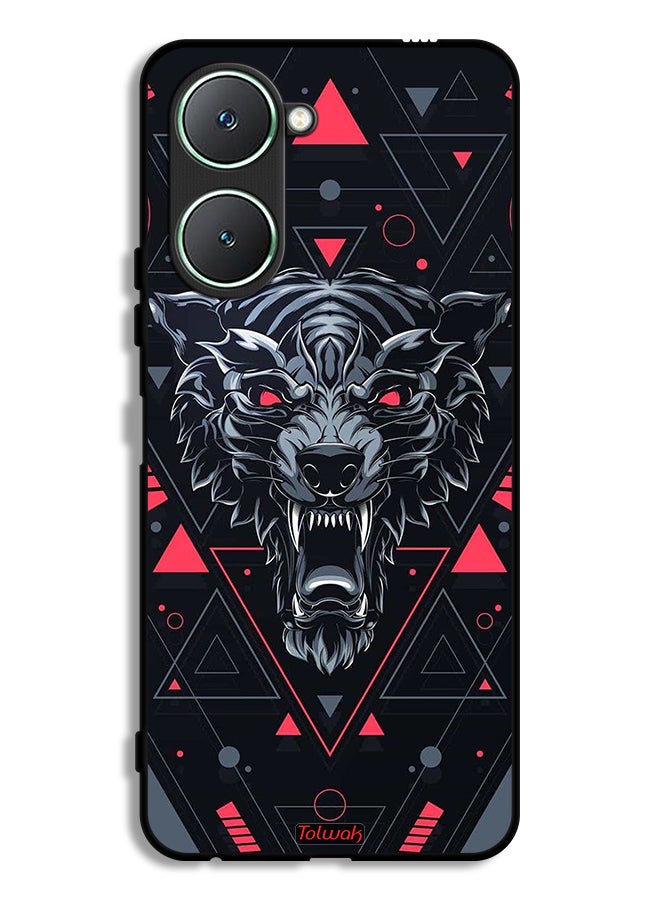 Tolwak Vivo Y18i 4G Protective Case Cover Scrolling Wolf - Image 1