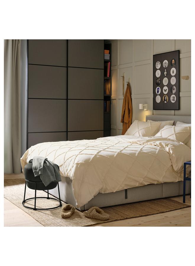 Zaboon Pouffe, Vissle Dark Grey - Image 5