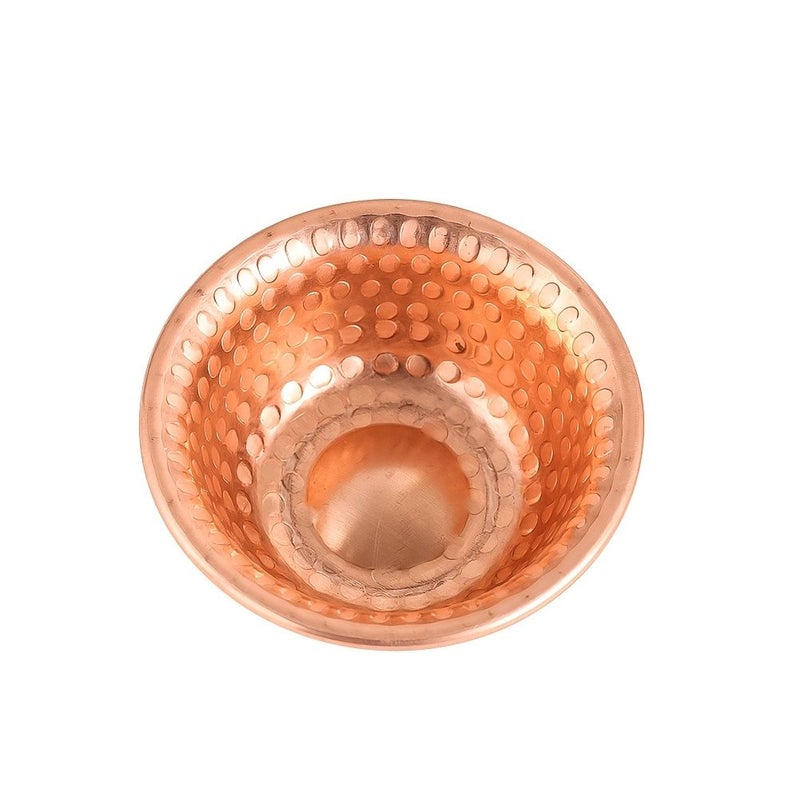 Hammered Copper Decorative Bowl 1pc for Holy Water Incense Altar Accessory - Image 5