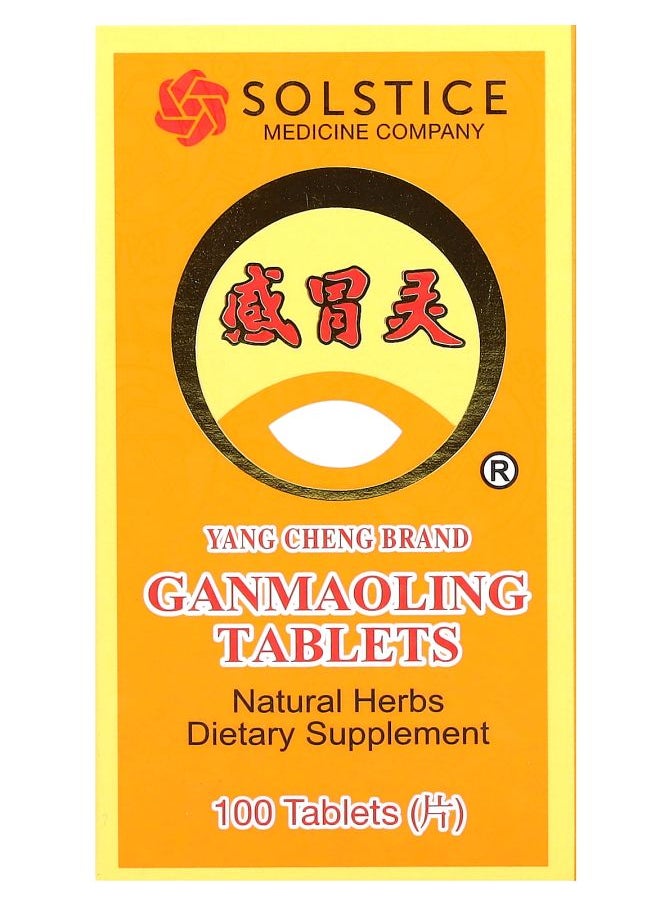 Solstice Medicine Company Ganmaoling Tablets 100 Tablets 
