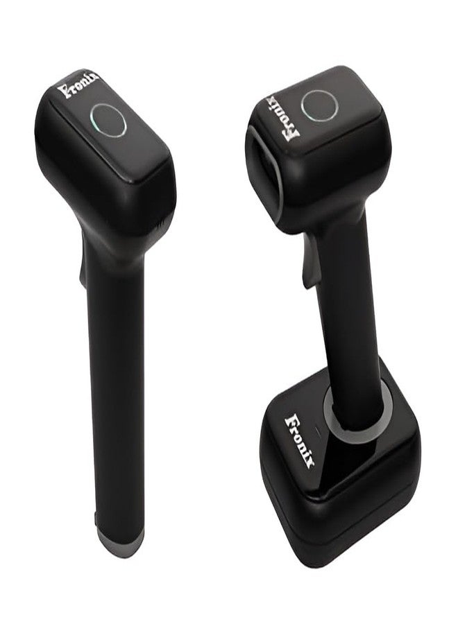 ماسح ضوئي لاسلكي ثنائي الأبعاد للرموز الشريطية من FRONIX طراز FB1600W مع قاعدة شحن | محمول باليد، معتمد من مكتب المعايير الهندية | اتصال USB وواي فاي | قارئ سريع ودقيق لرموز QR للمتاجر ومحلات السوبر ماركت والمستودعات - Image 1